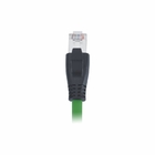 Γάτα 7 Ethernet πράσινο PUR μπαλωμάτων RJ45 αρσενικό βούλωμα σκοινιού για τα κάμερα παρακολούθησης