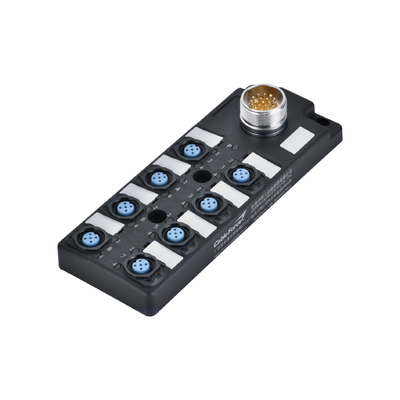 4a 8 Ports M12 Junction Box Distributor Double Signal Pathway Npn With M23